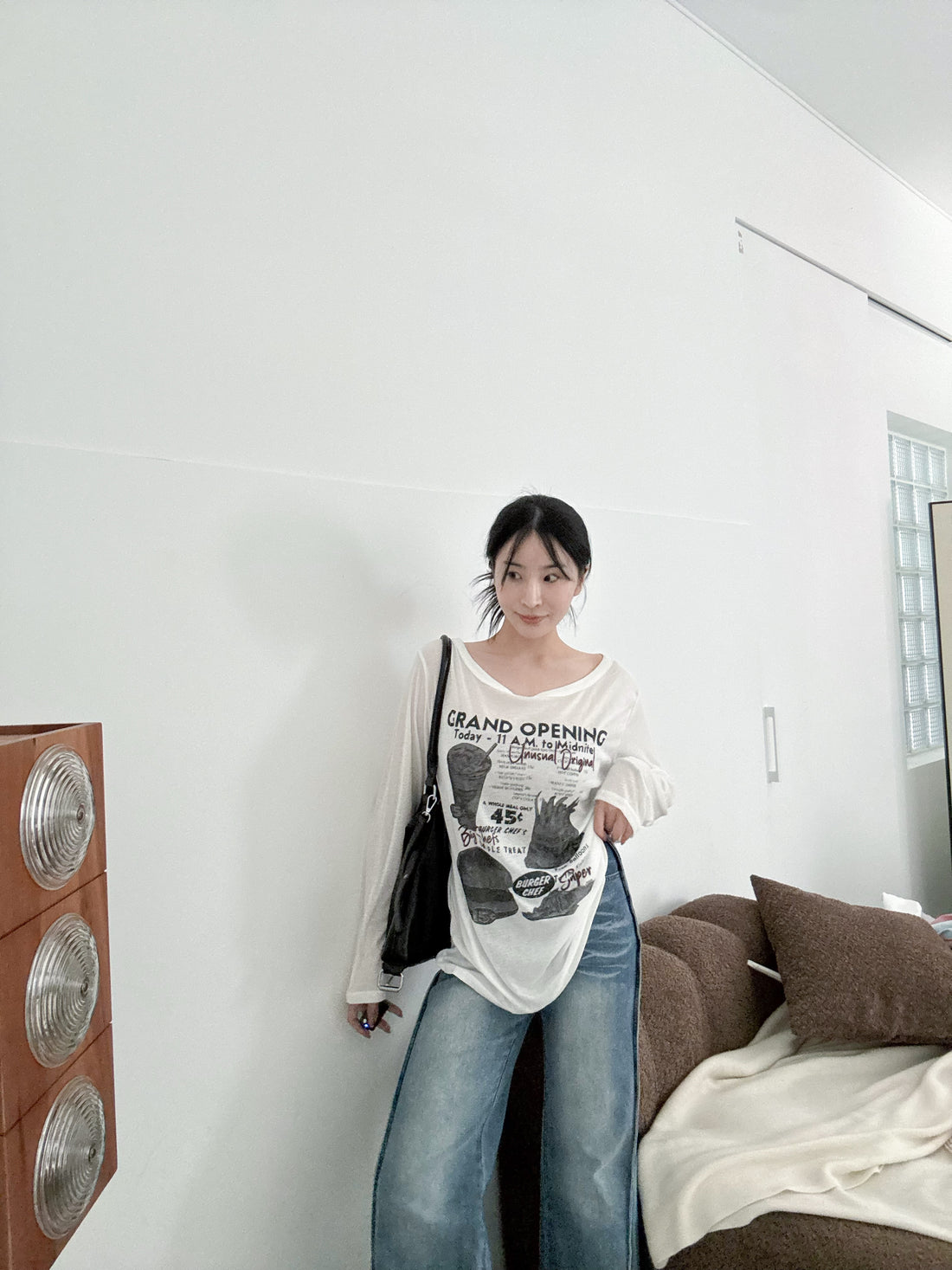 冰絲棉寬領防曬衫