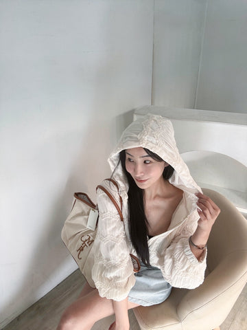 設計款仙女連帽外套