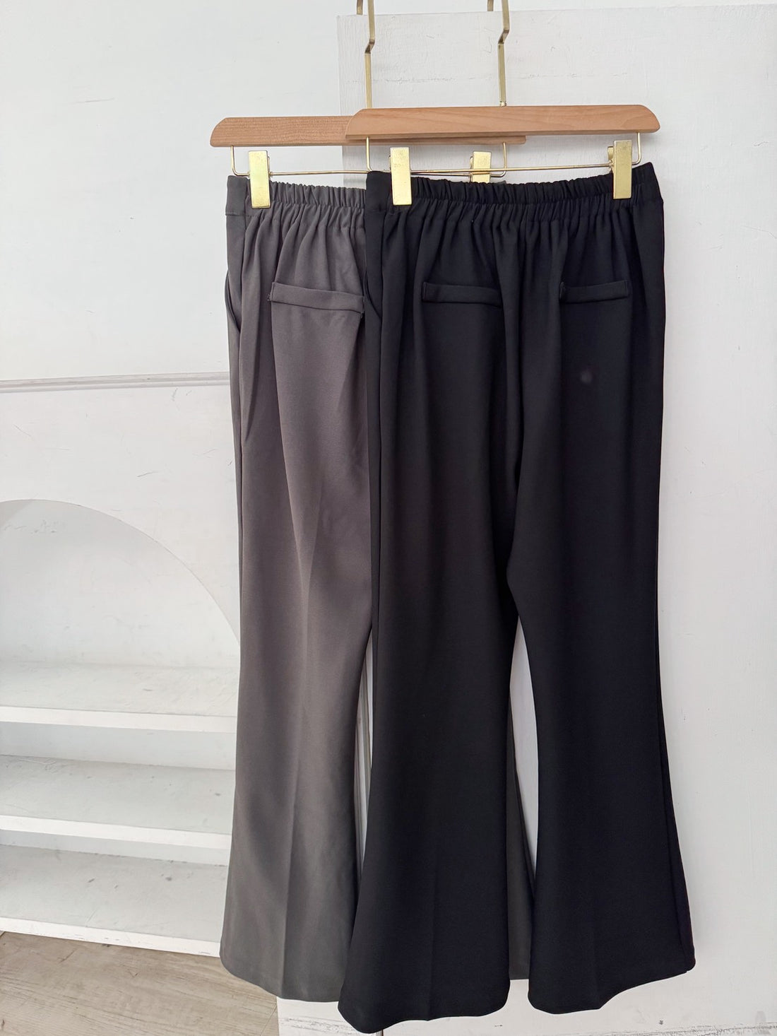 高質感顯瘦西裝喇叭褲