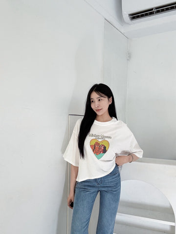 狗狗寬領口涼感TEE