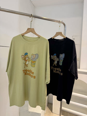 傑利鼠卡通tee