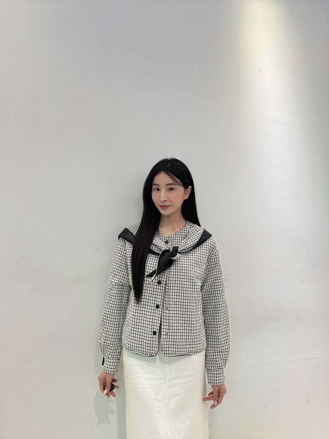 E04.多穿法造型皮質外套