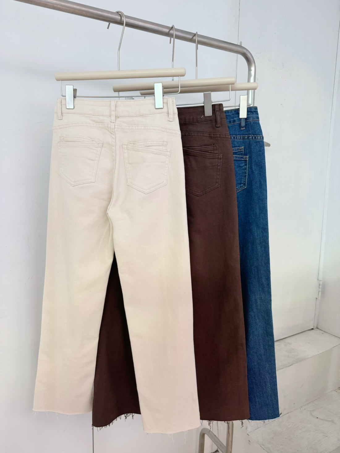 口袋車線彈力小直筒