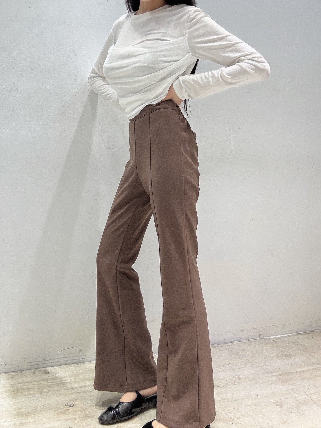 美圖秀秀長腿喇叭褲