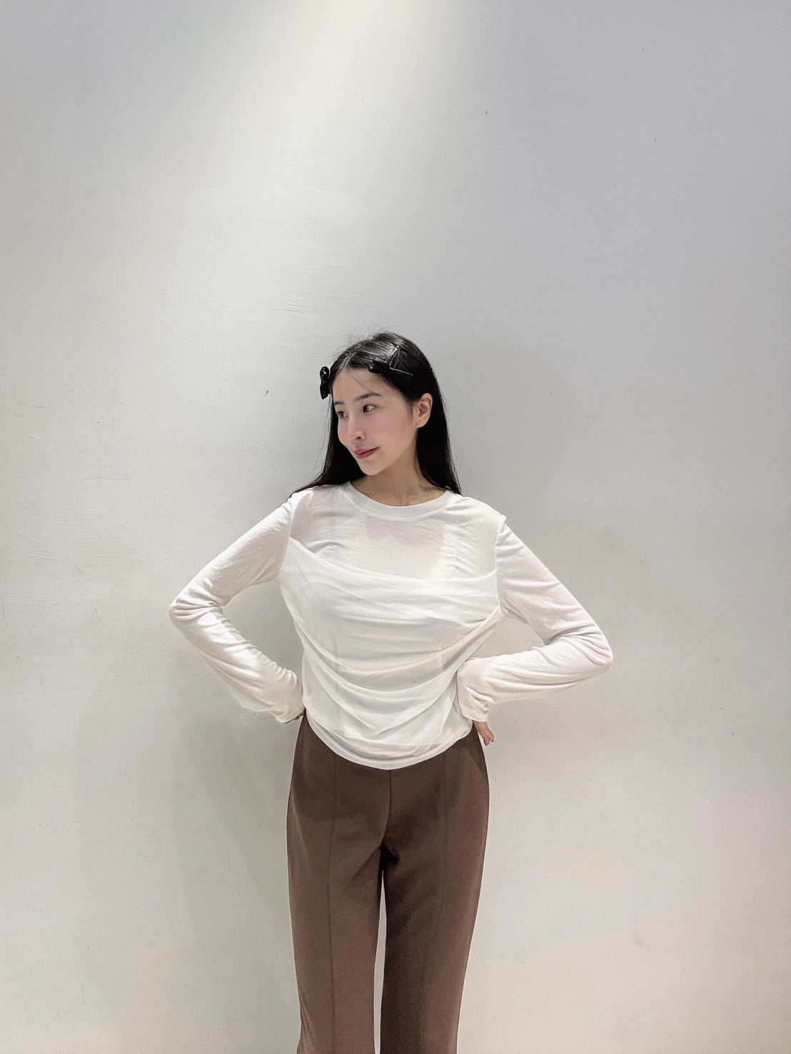 美圖秀秀長腿喇叭褲