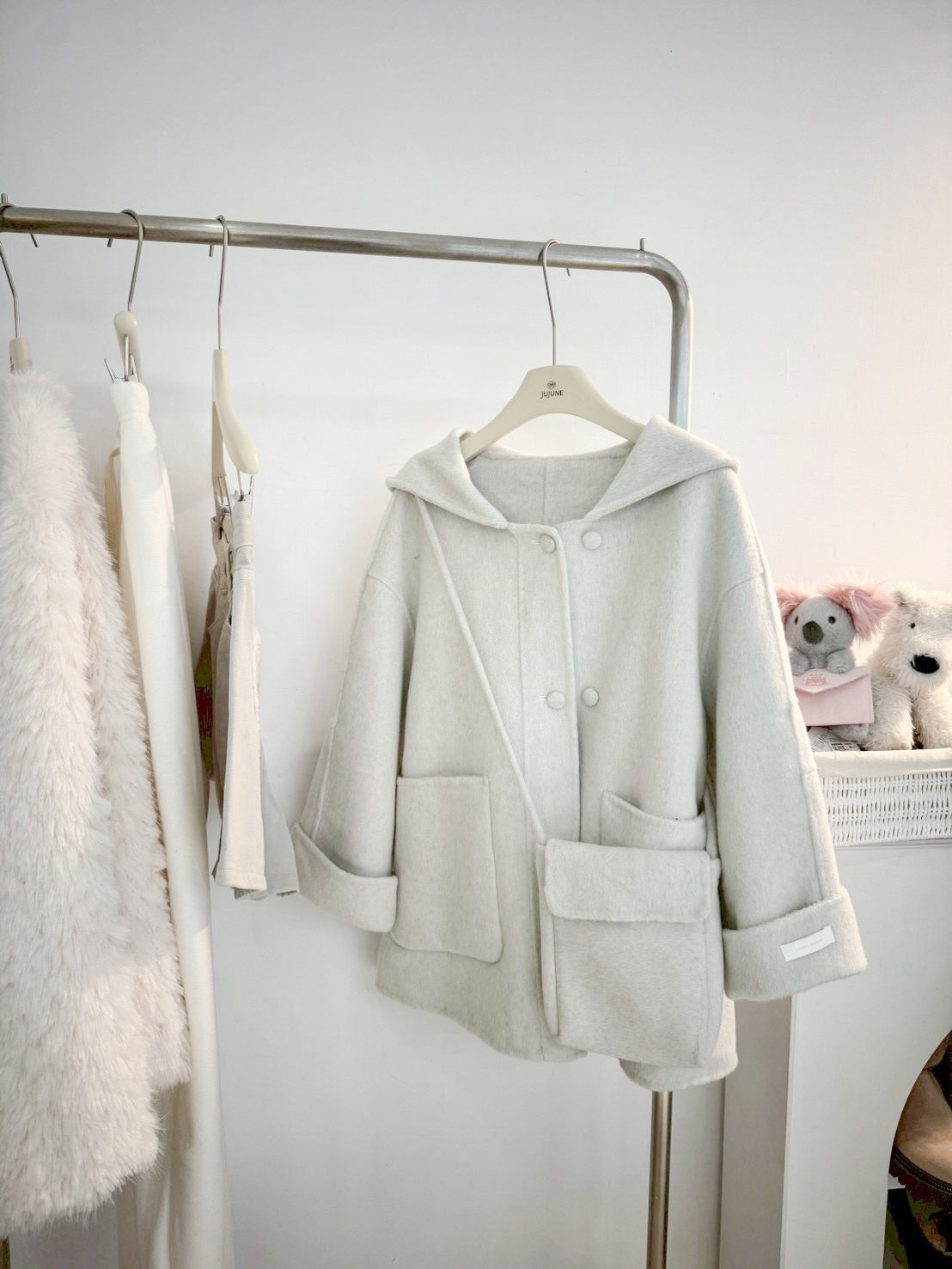 中長版羊毛手工大衣