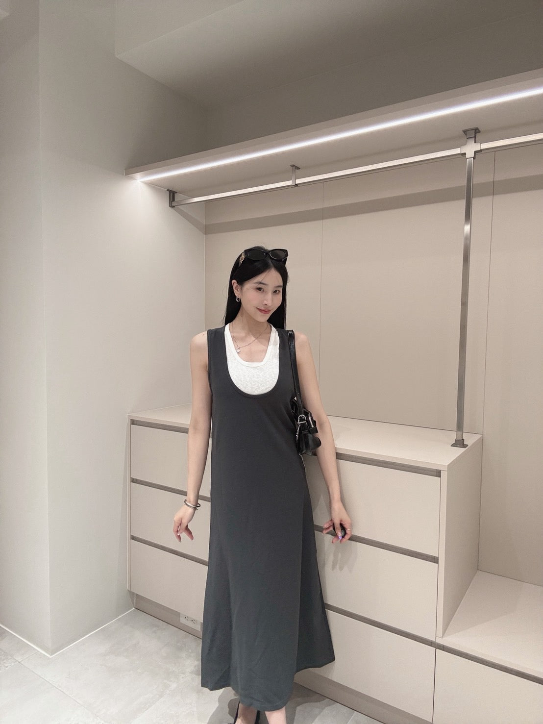 兩件式涼感簡約洋裝