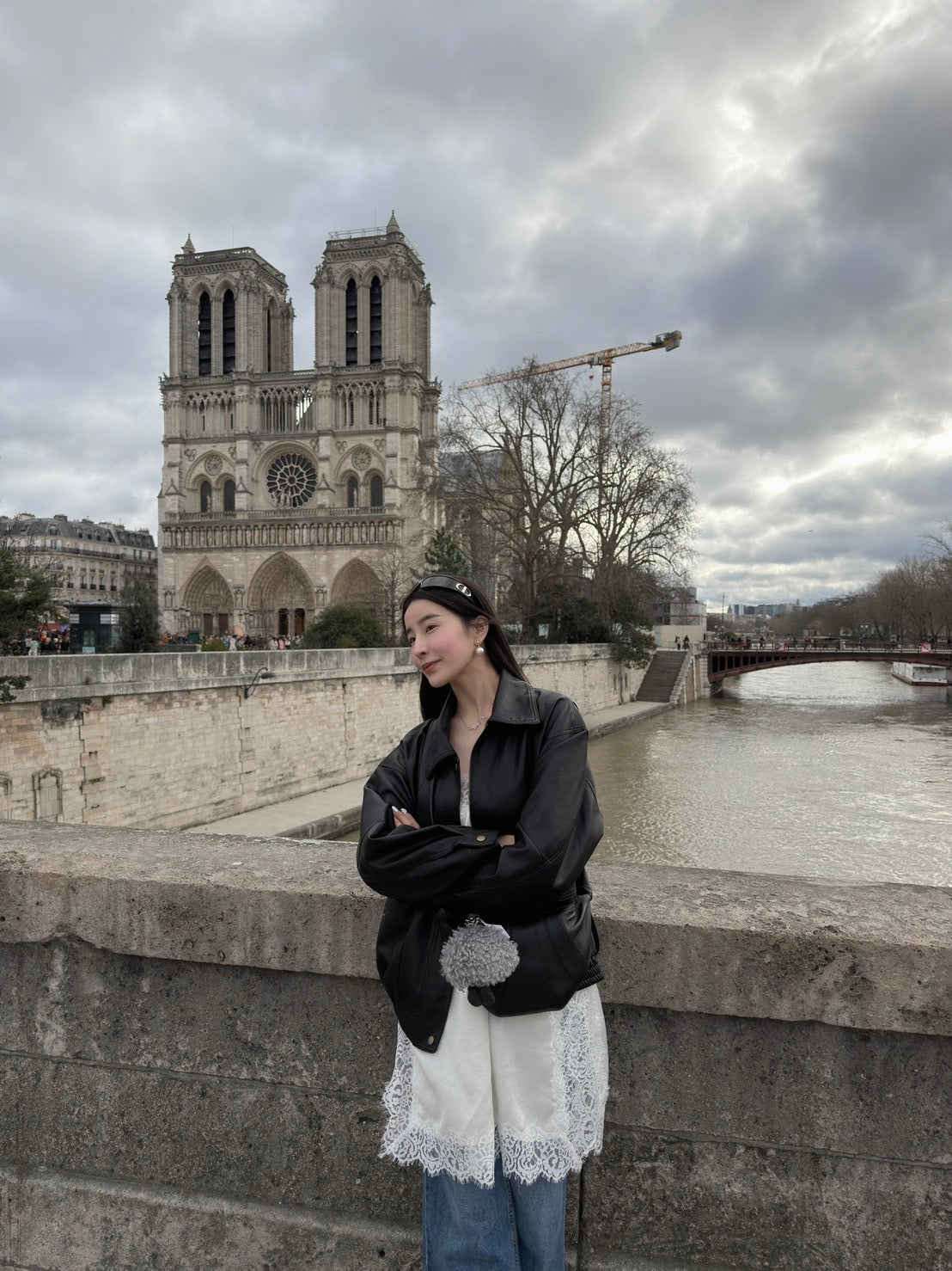 高訂款皮質夾克