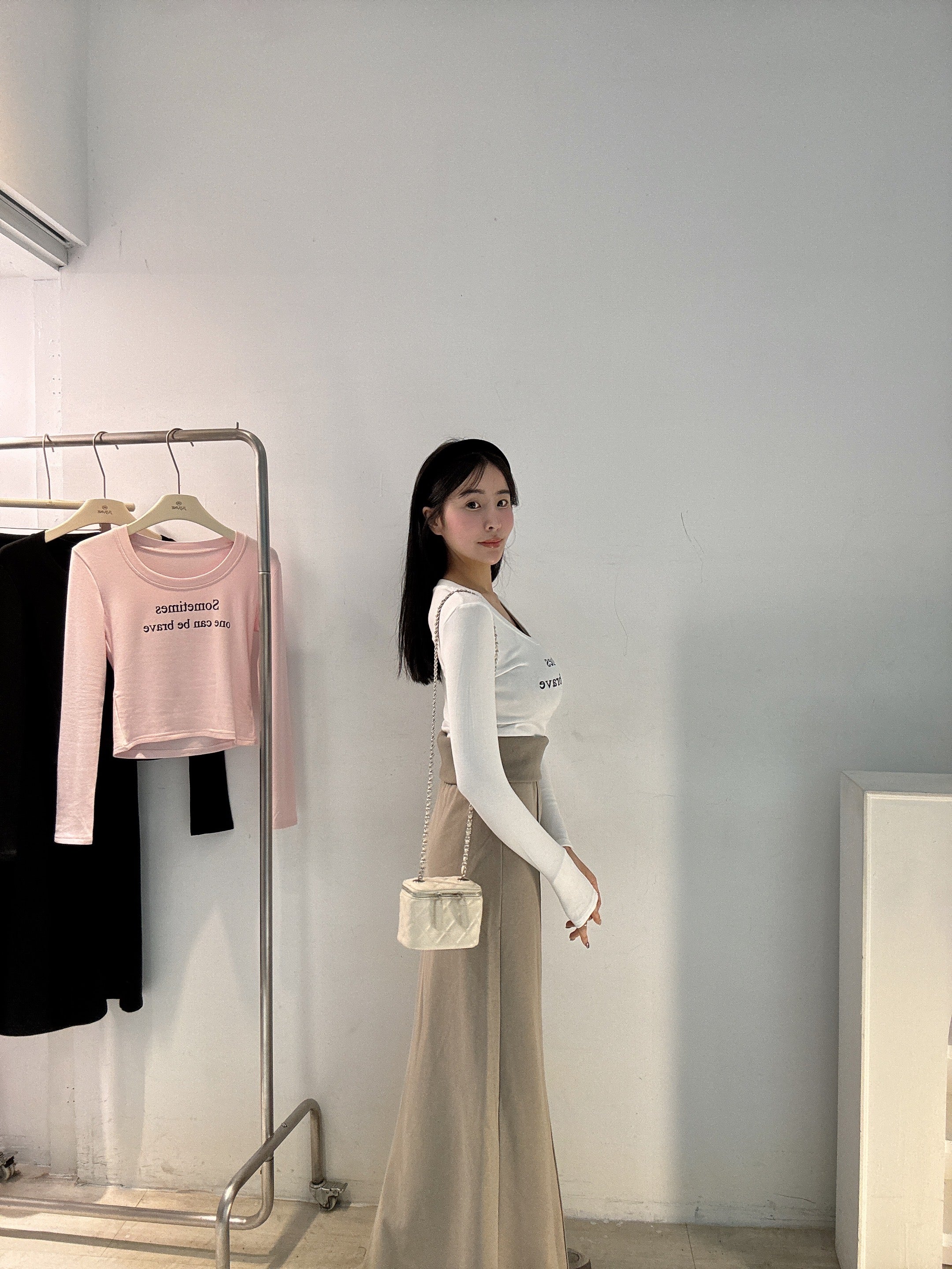 顯瘦長腿水洗棉裙