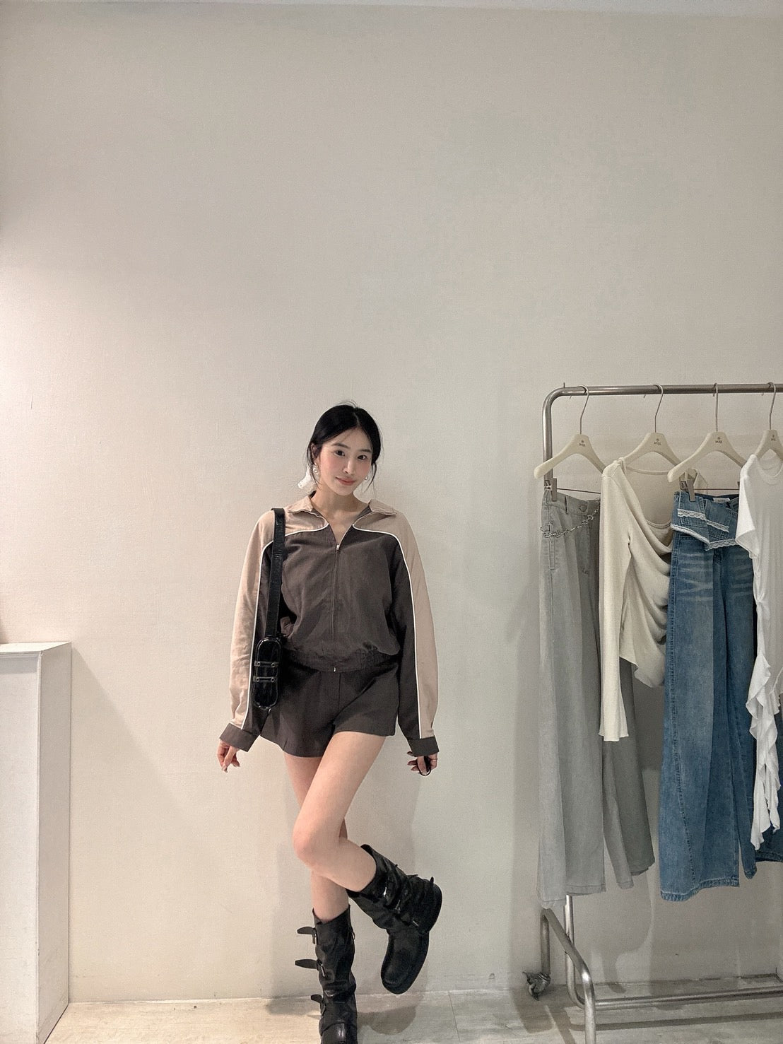 設計感立領套裝