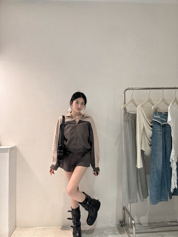 設計感立領套裝