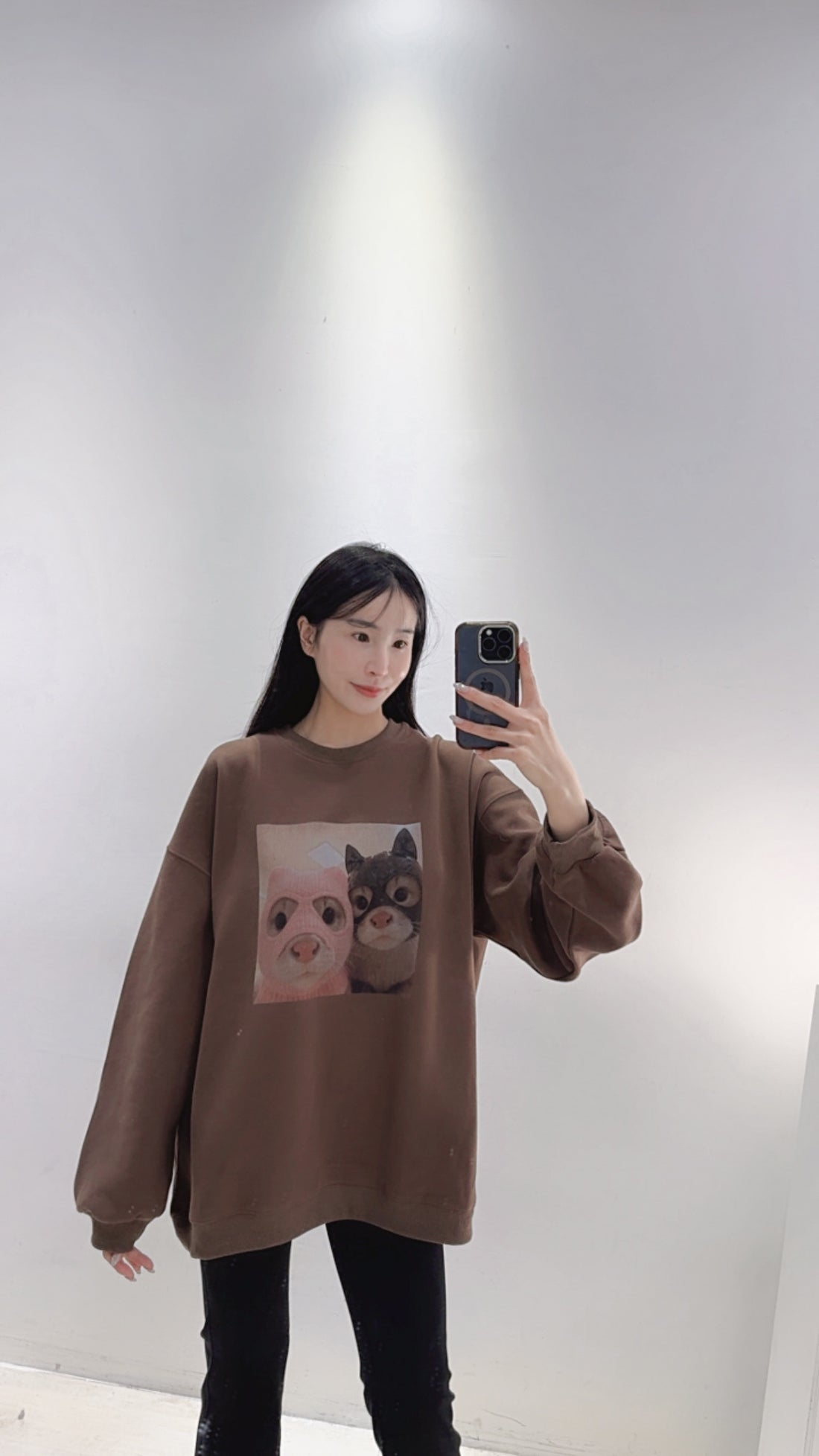 貓貓蝙蝠俠寬鬆衛衣