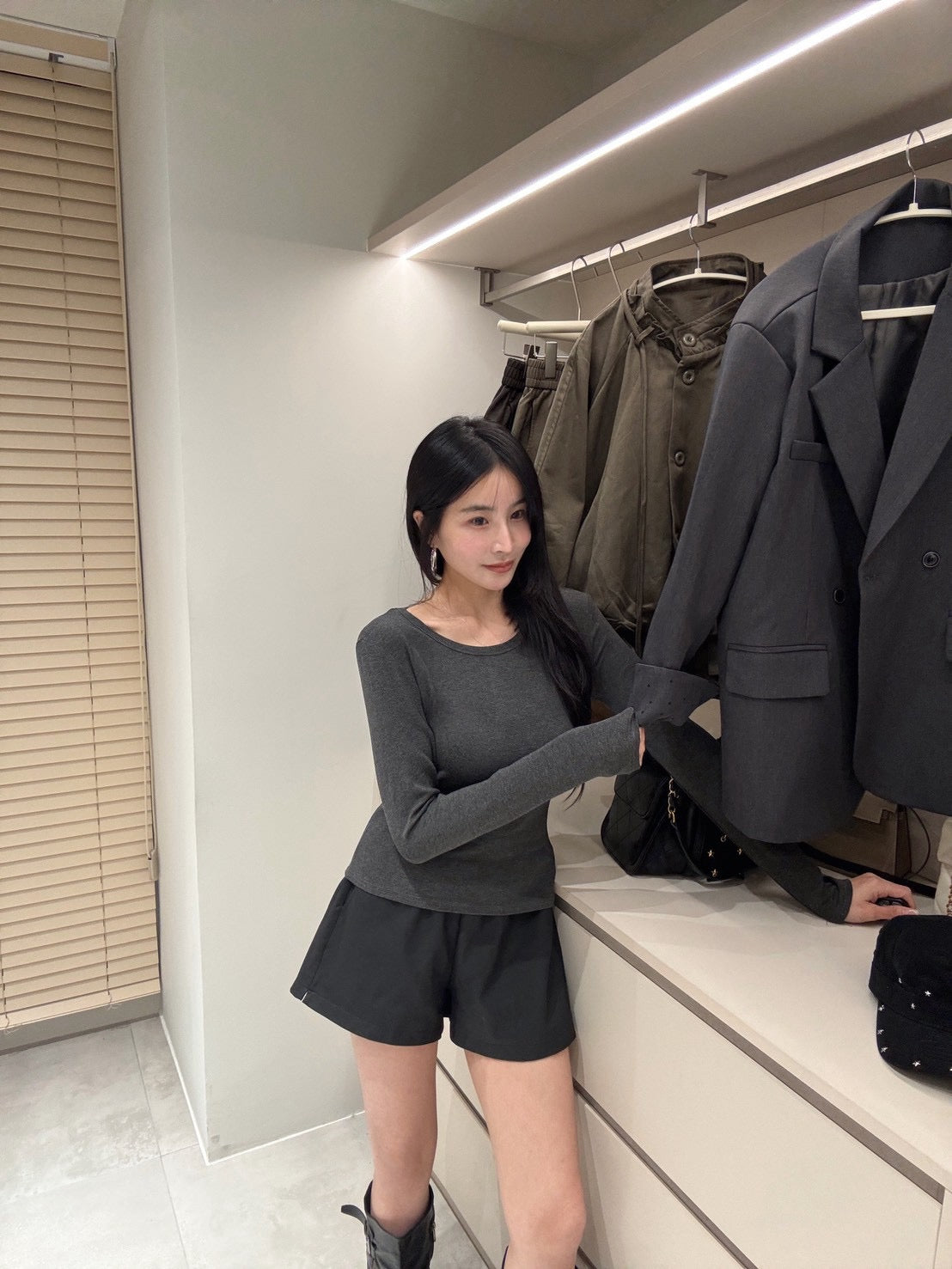 美背面膜彈力上衣