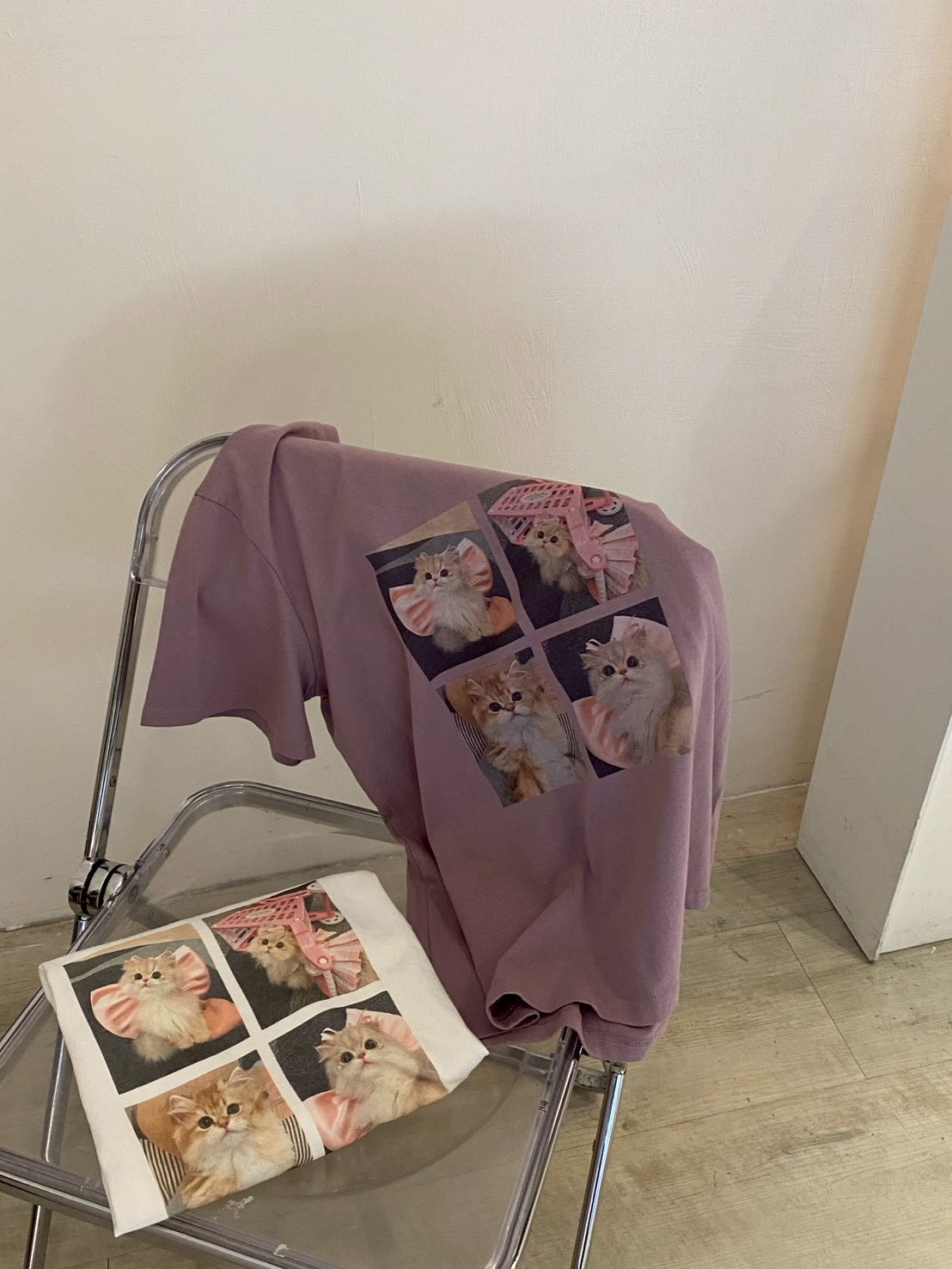 貓貓水洗tee