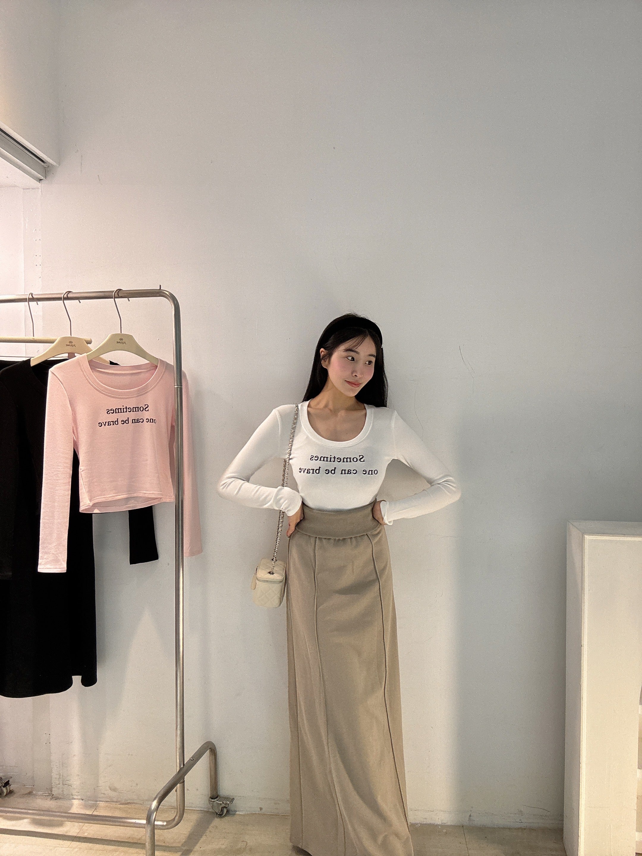 顯瘦長腿水洗棉裙