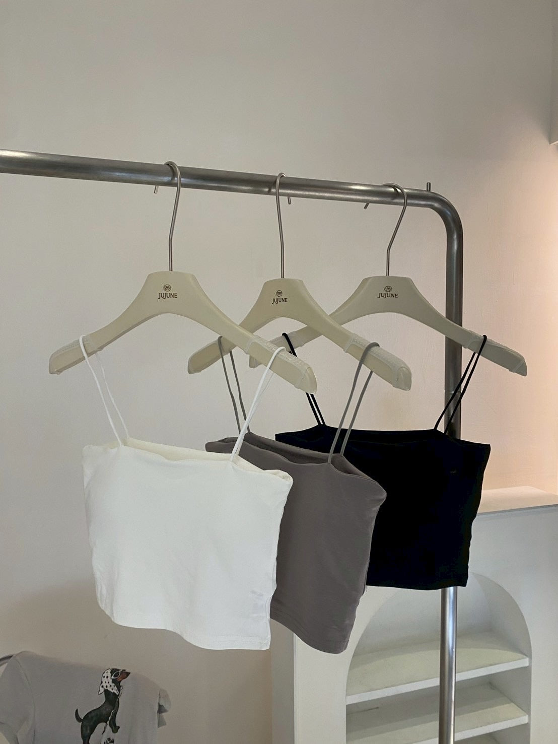 超細肩帶涼感bra top