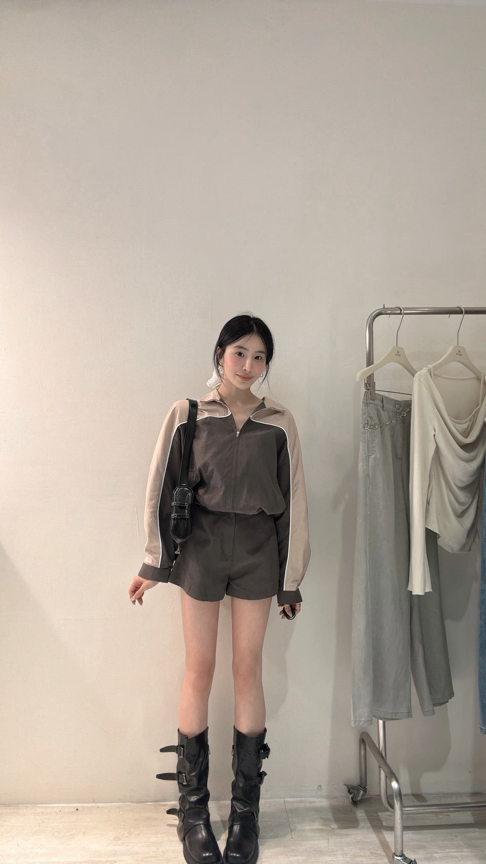 設計感立領套裝