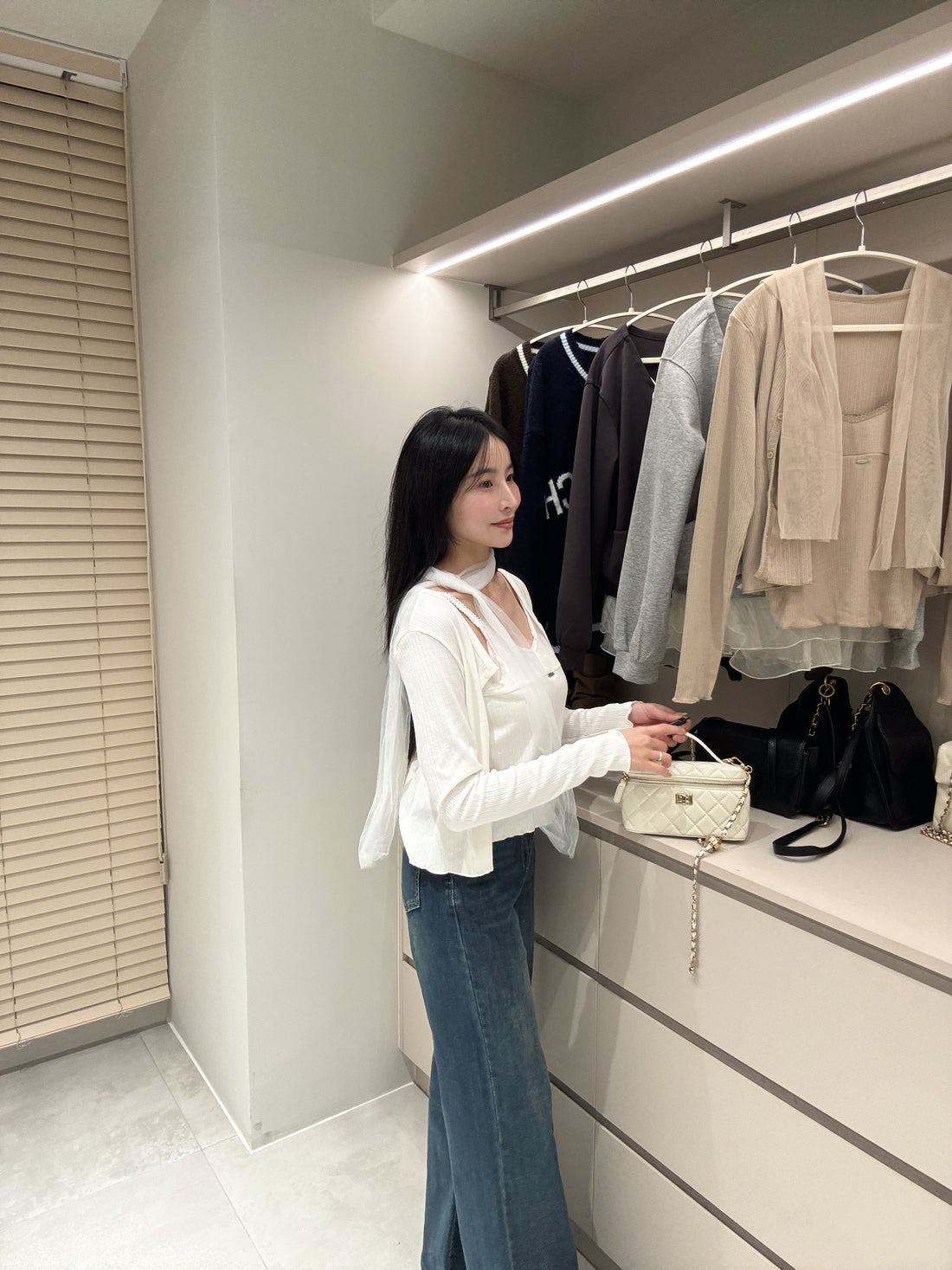 兩件式飄紗上衣