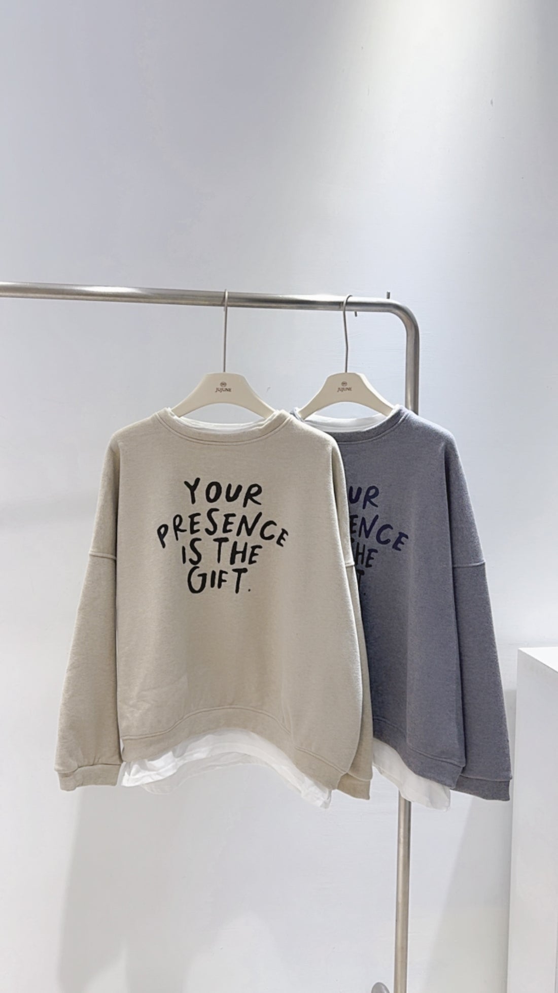 高質感內刷絨拼接衛衣