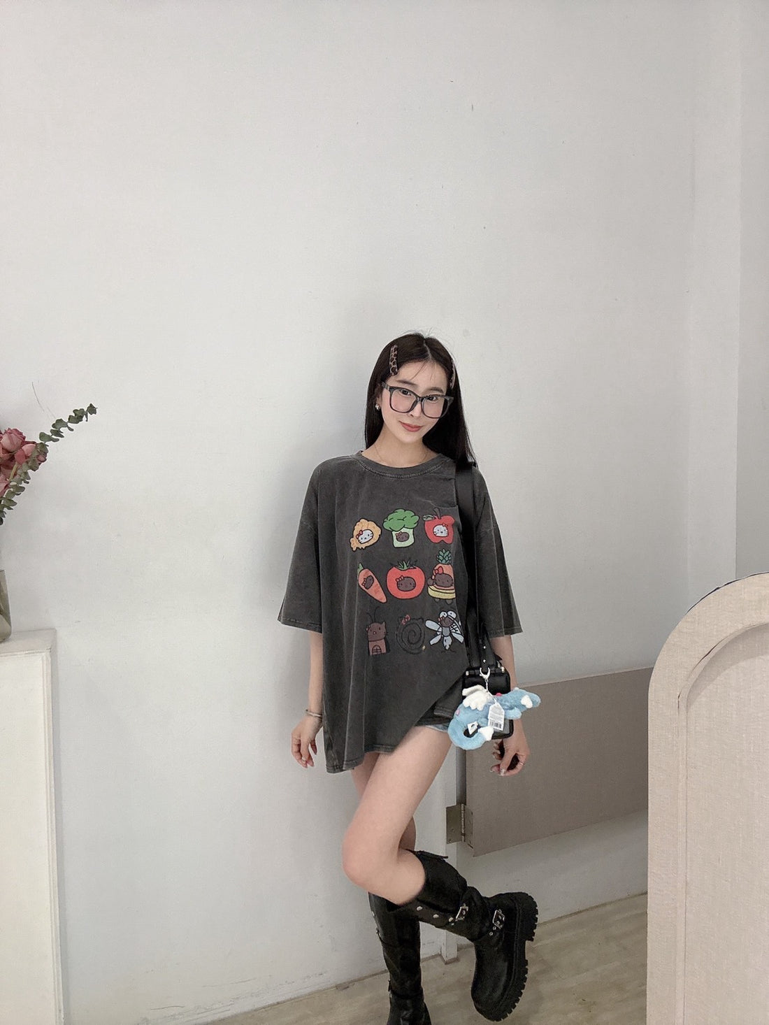 蔬菜🥬寬鬆水洗tee