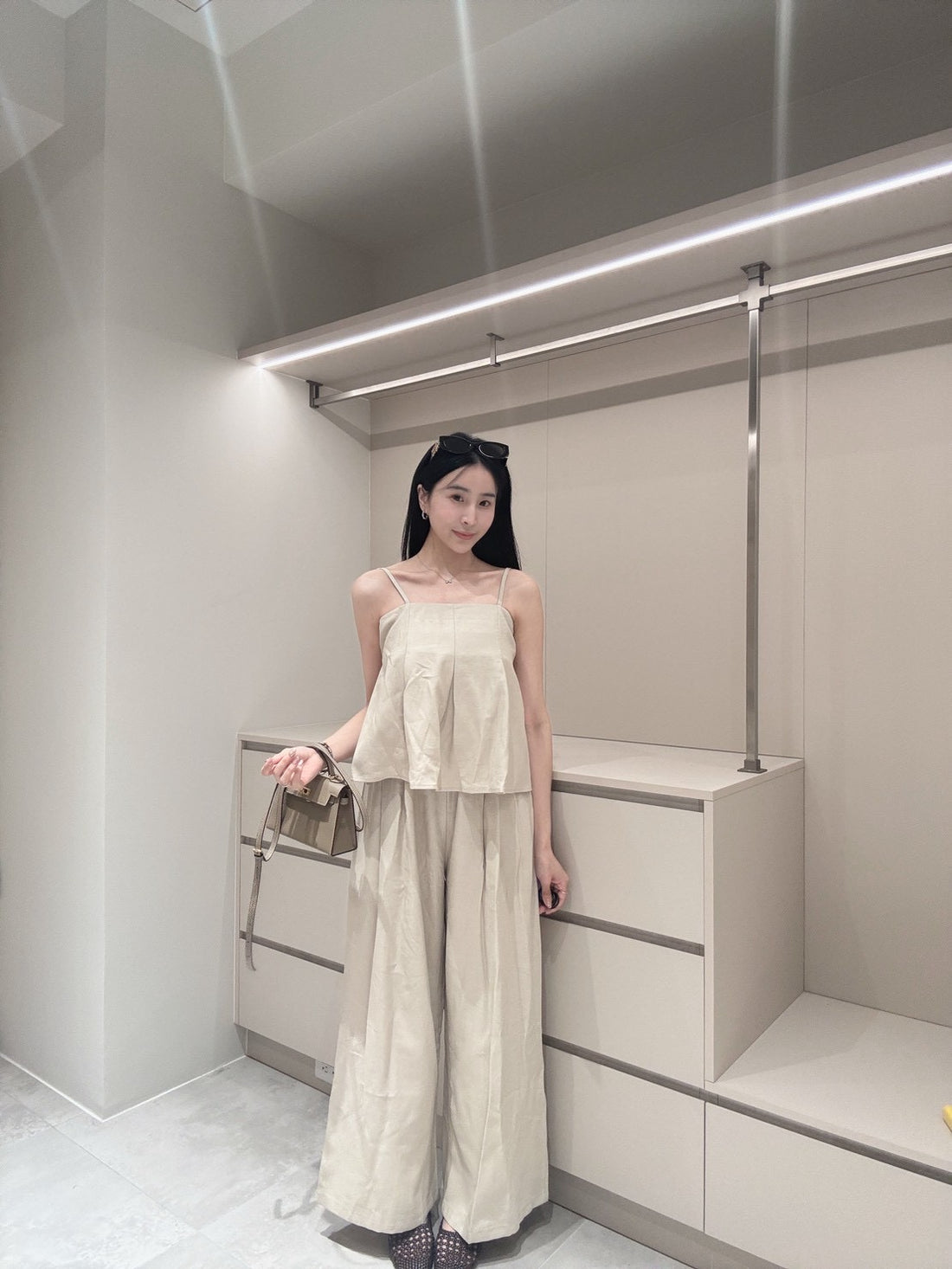 設計款麻紗套裝