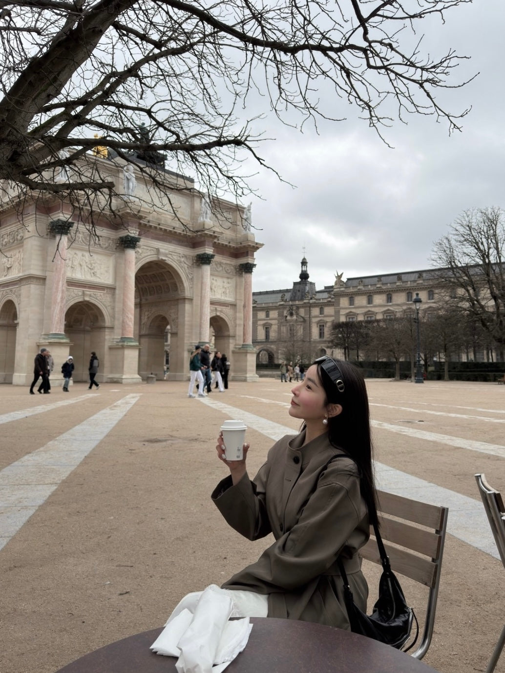 設計款長版風衣