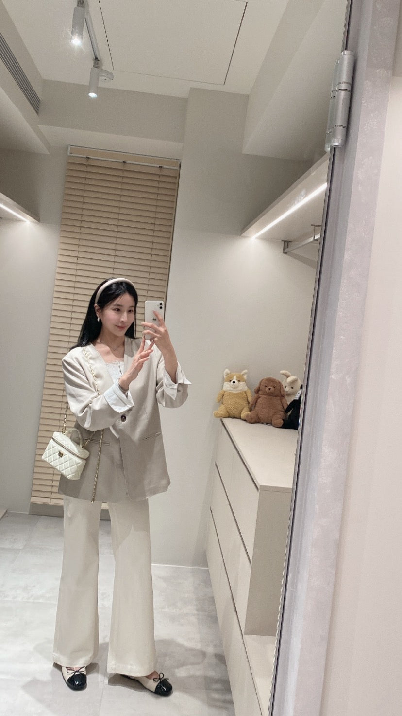 高訂款拼接西裝外套