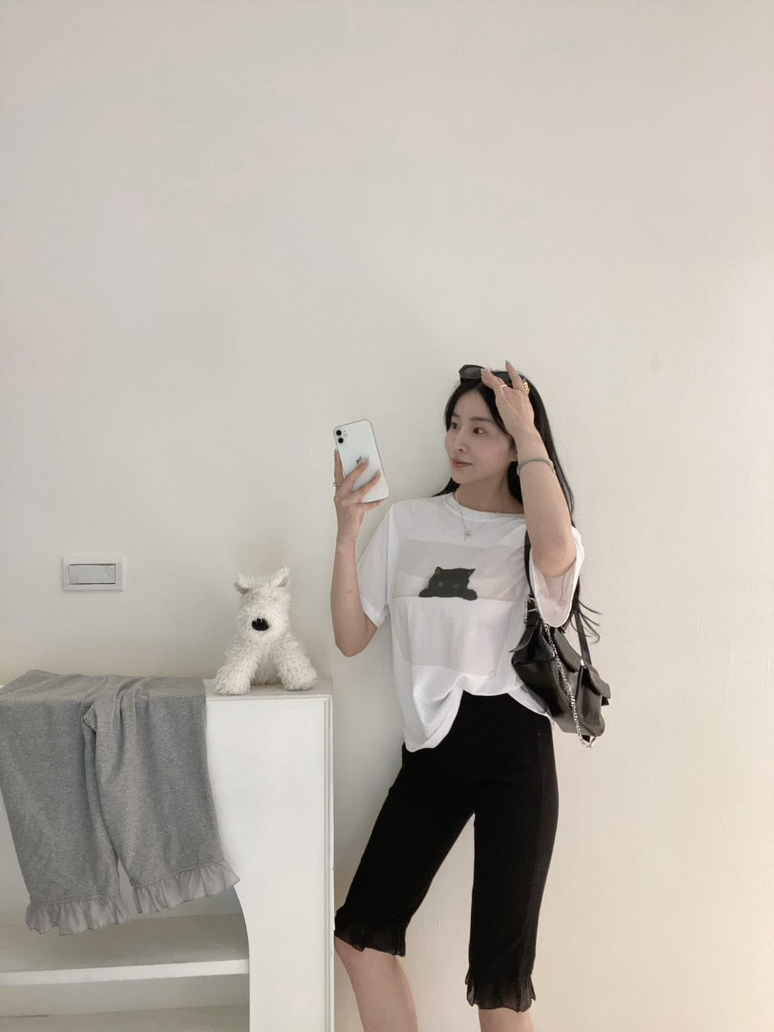 小黑貓涼感tee