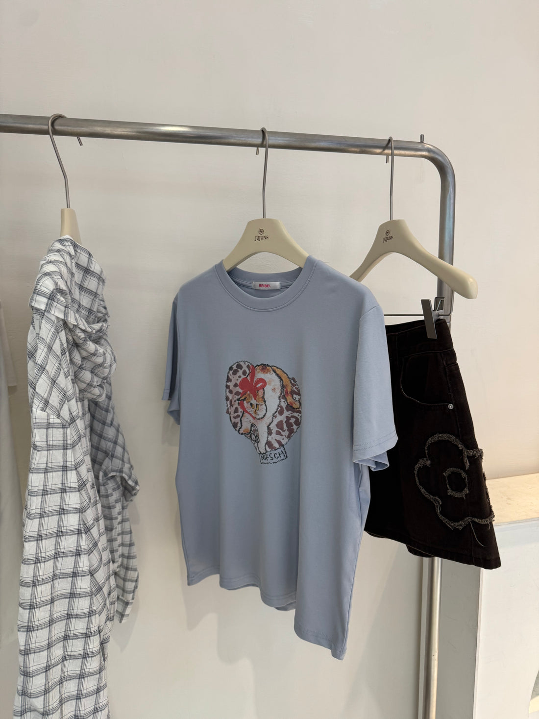 豹紋貓咪涼感tee