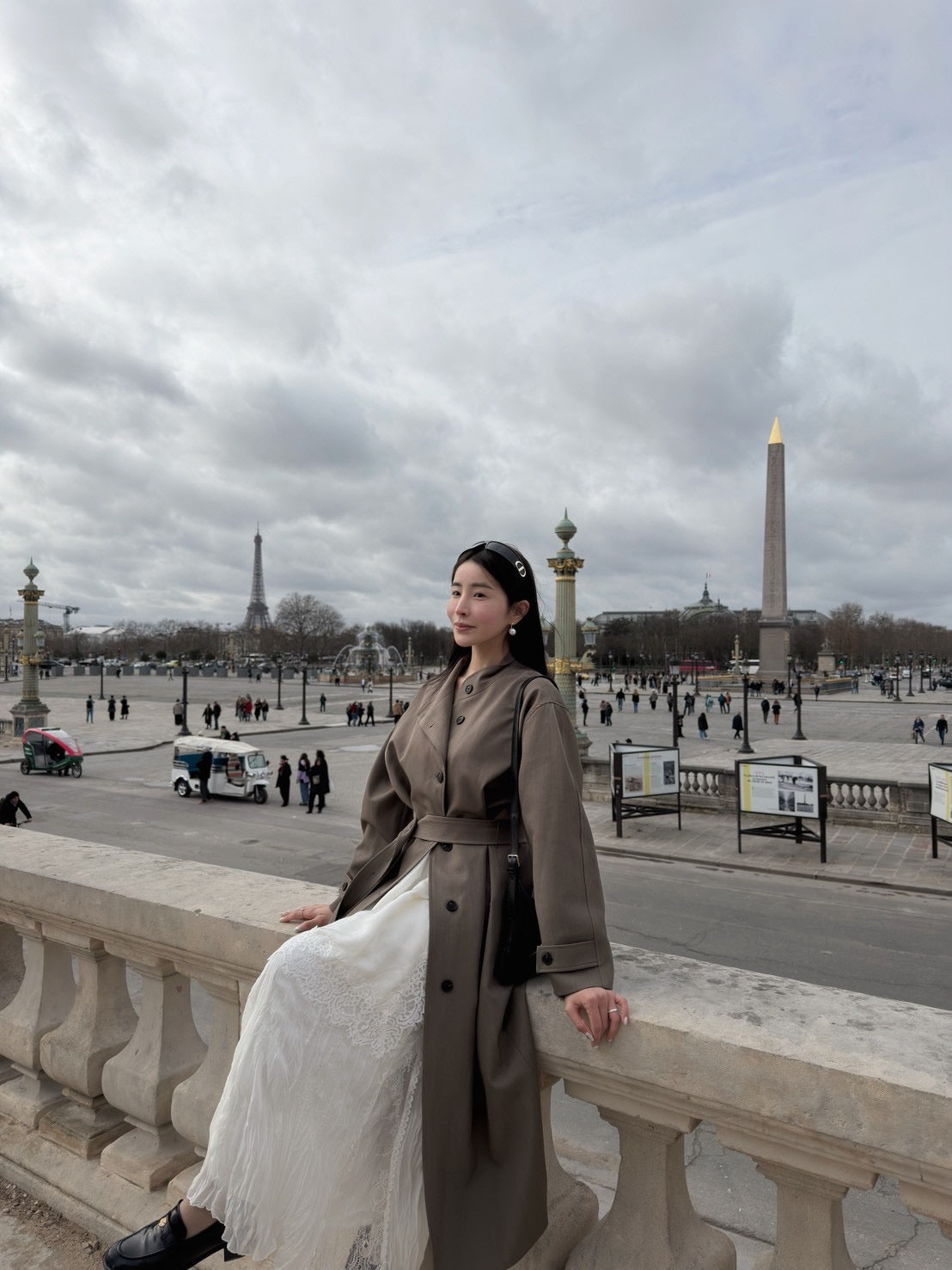 設計款長版風衣