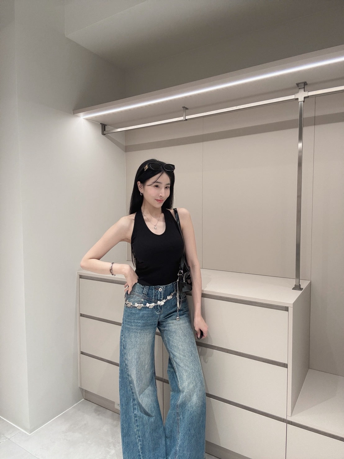 不跑杯繞脖美背心