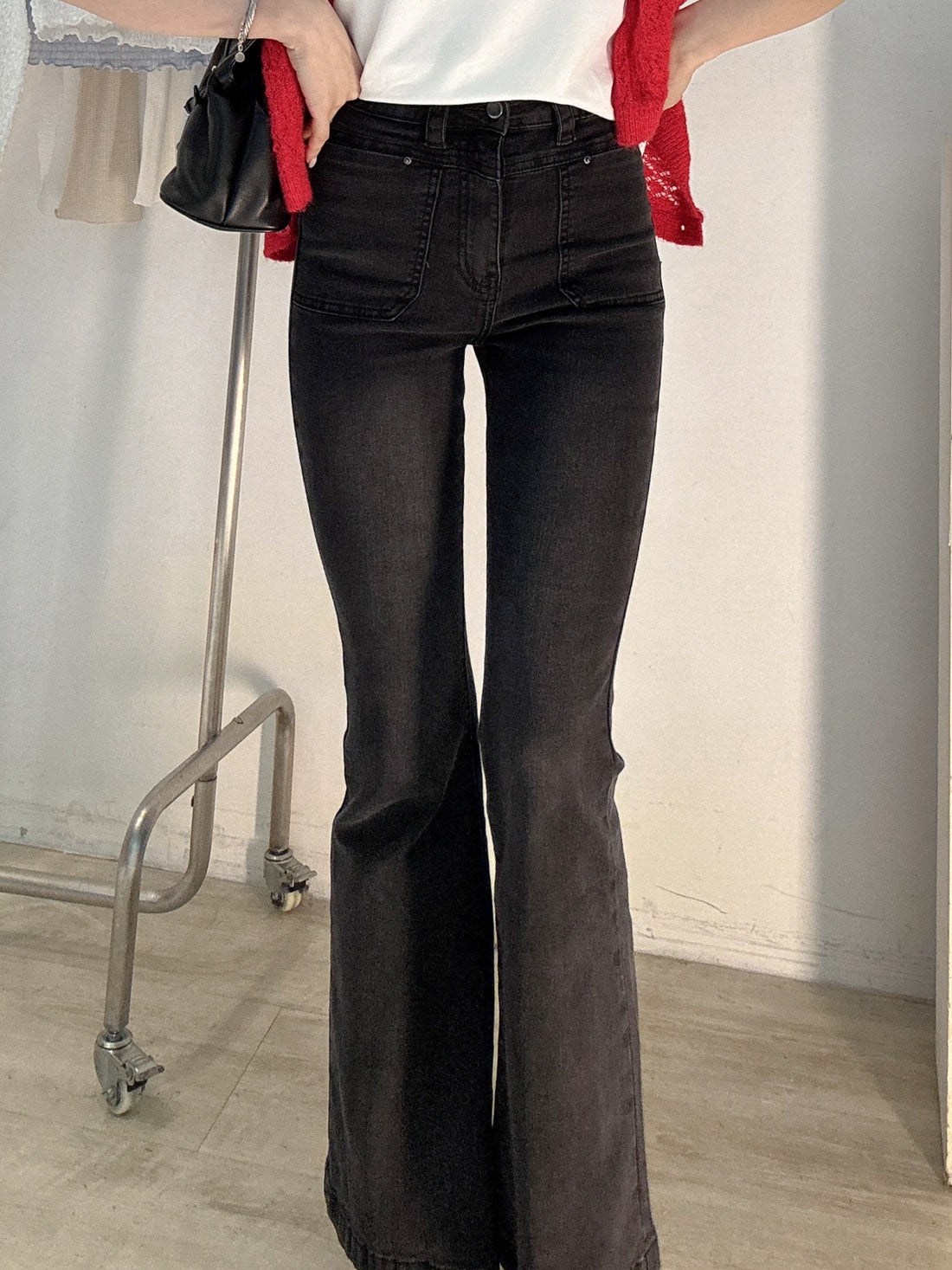 大口袋煙灰喇叭褲