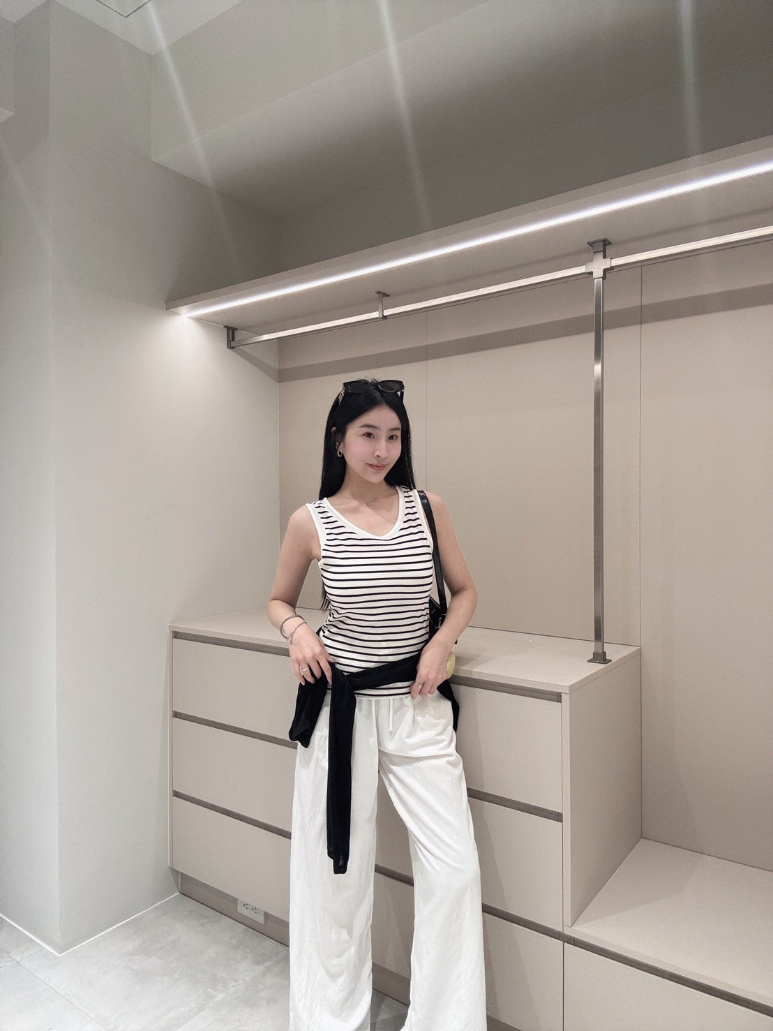 萊賽爾條紋背心
