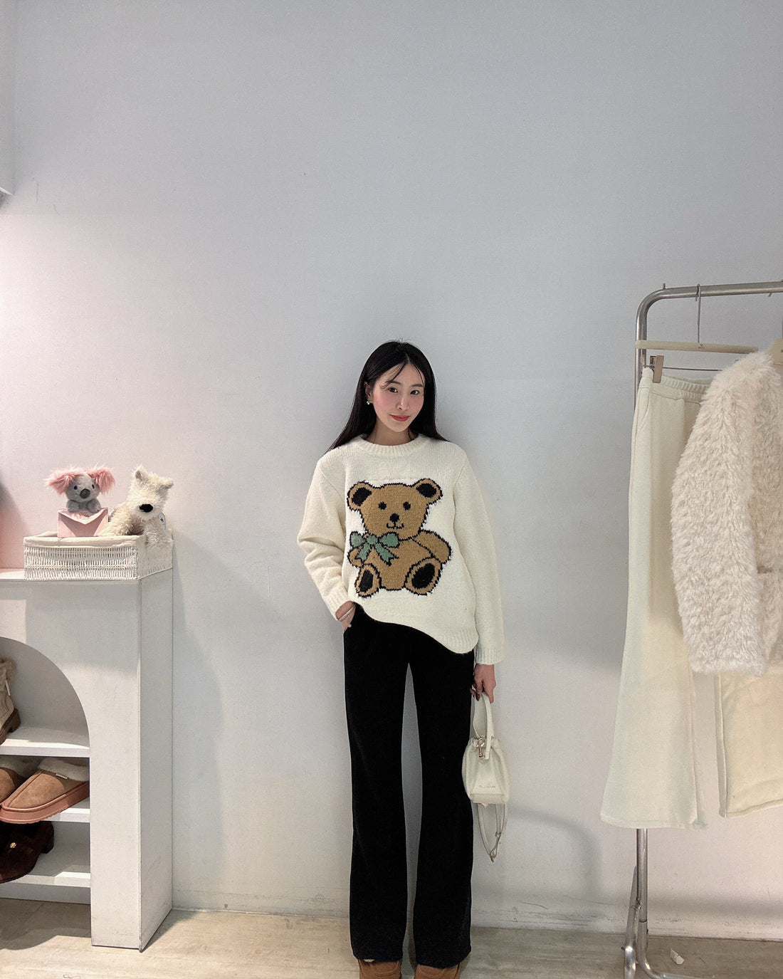 可愛泰迪熊毛衣