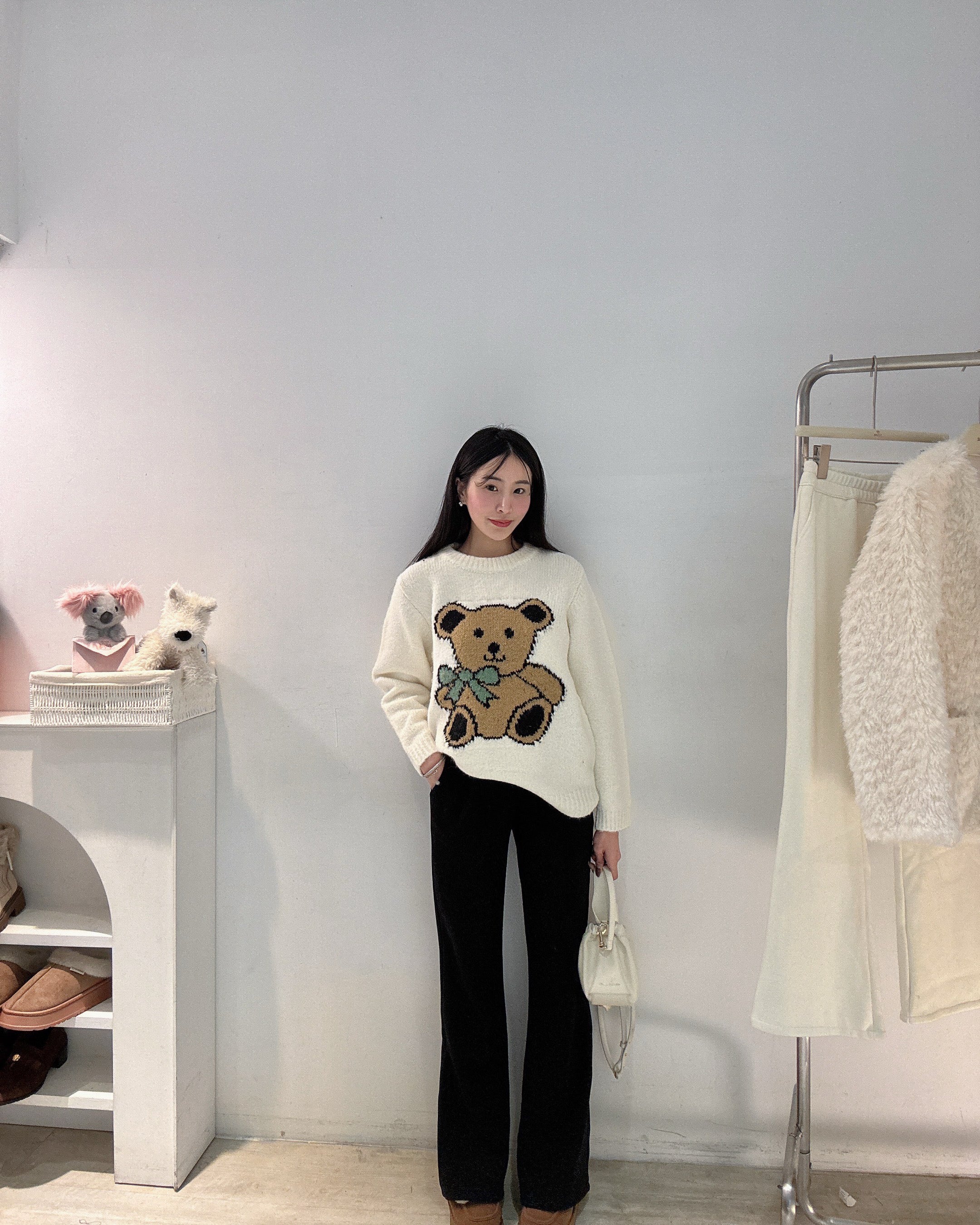 可愛泰迪熊毛衣