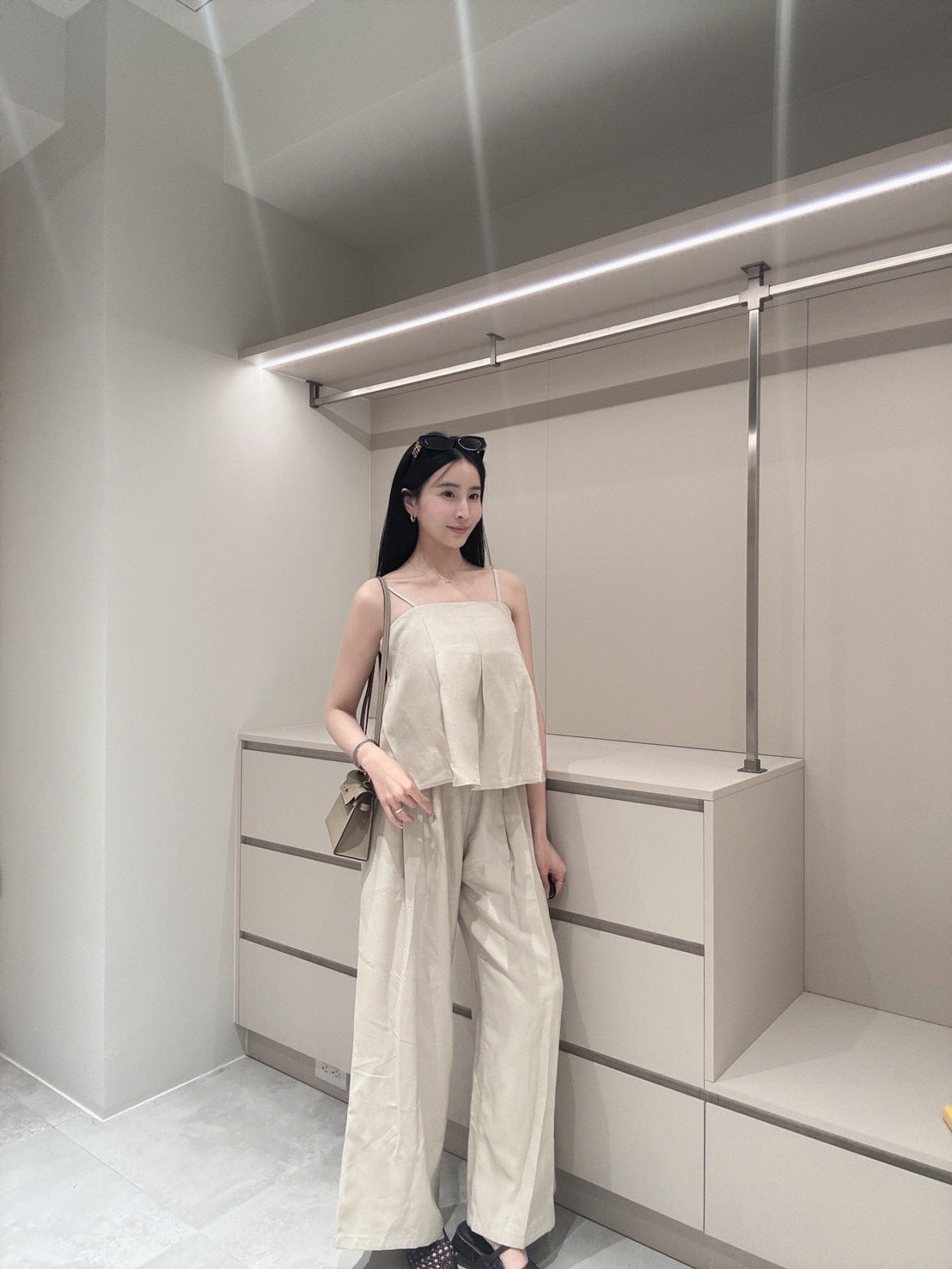 設計款麻紗套裝