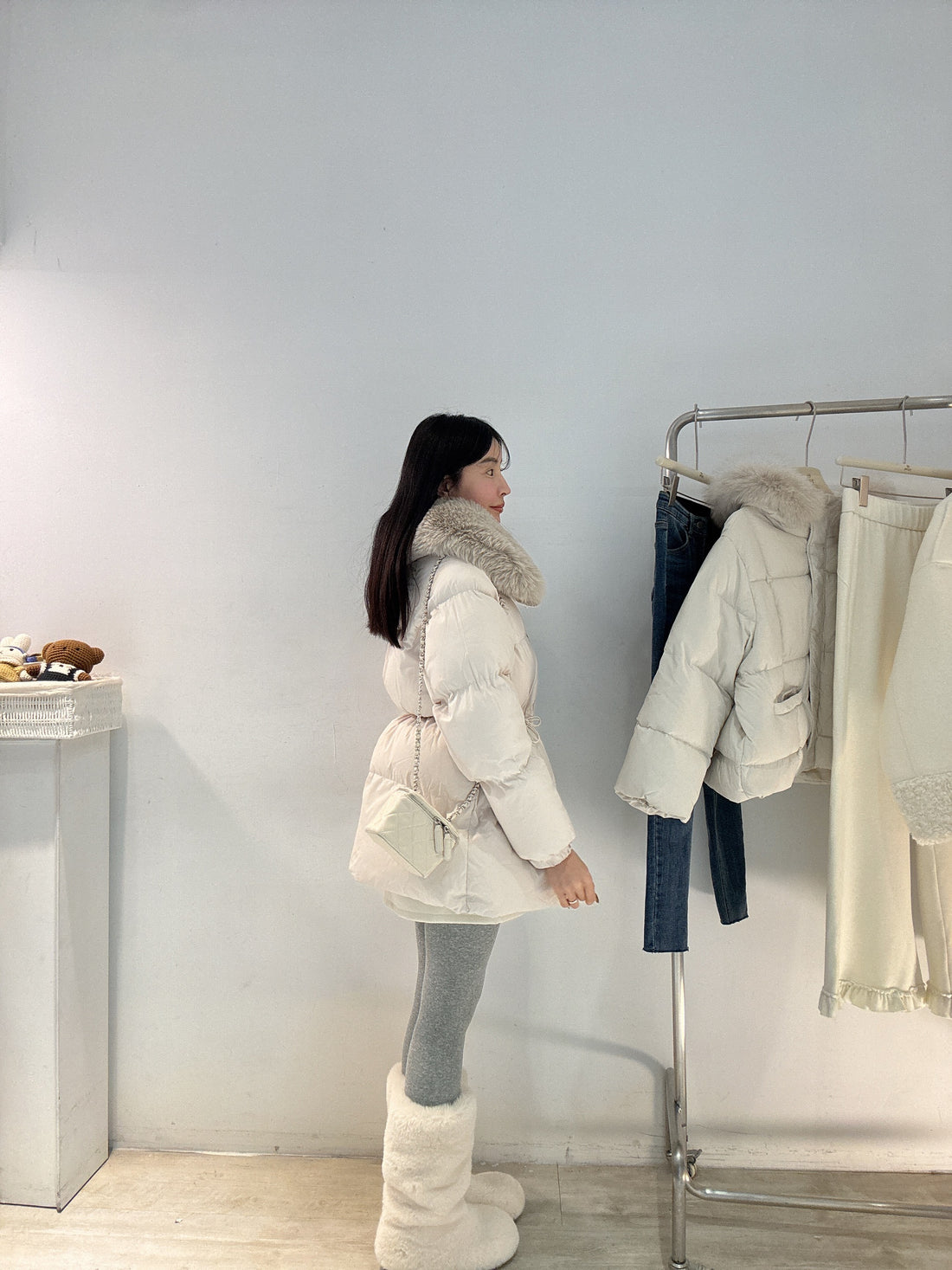 預購*澎湃毛領中長版外套