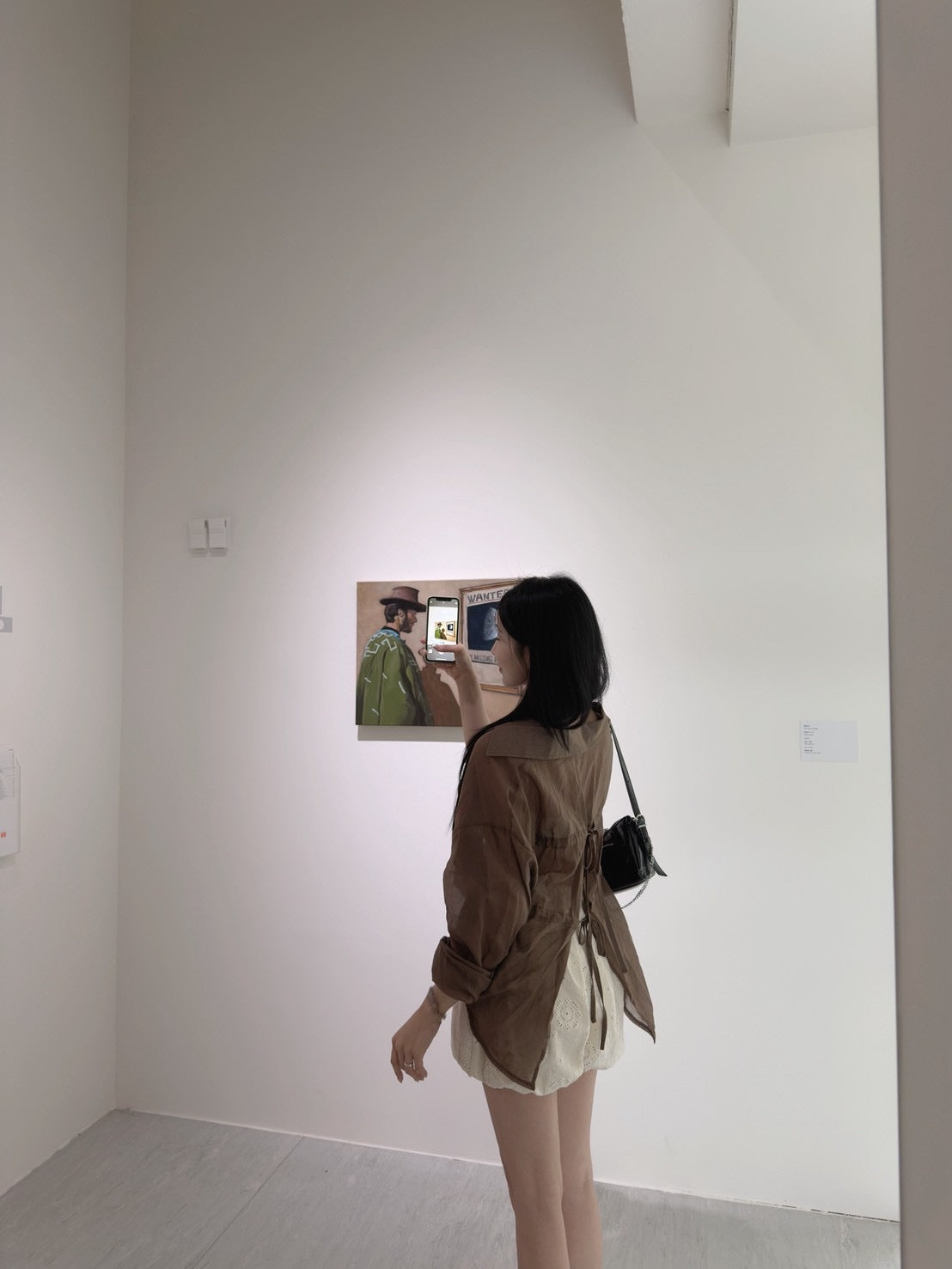 後綁帶棉麻襯衫