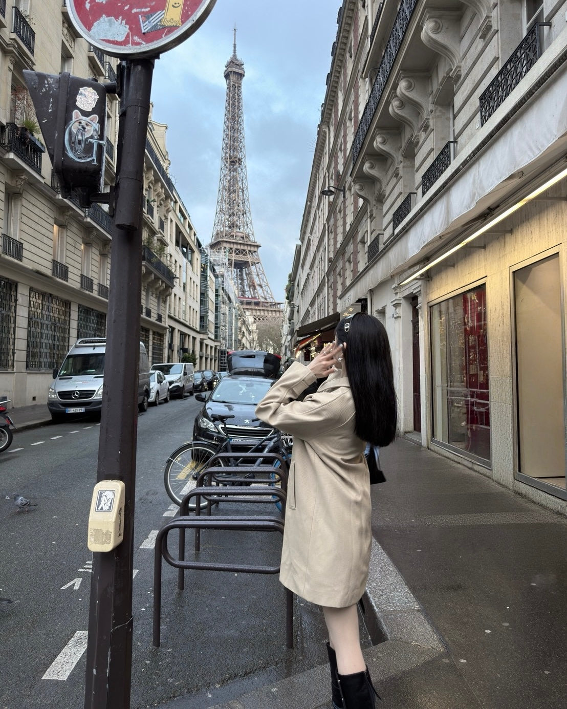 小香織紋風衣外套