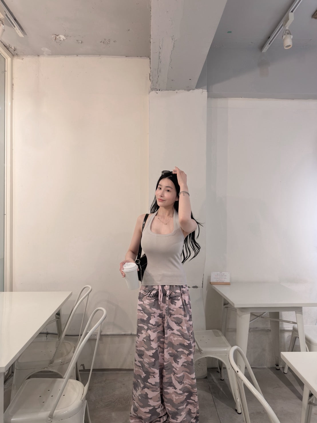 涼感彈力繞脖背心