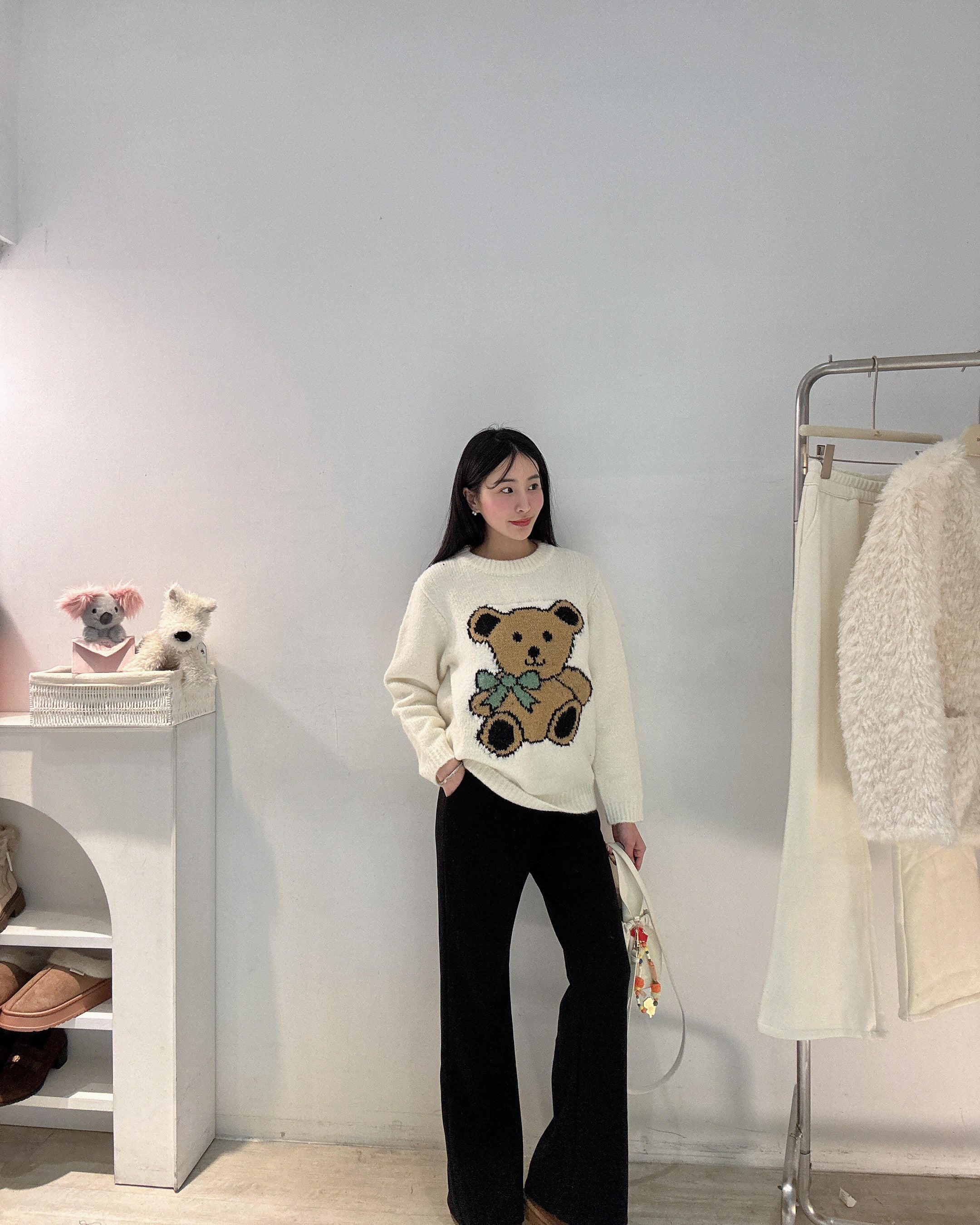 可愛泰迪熊毛衣