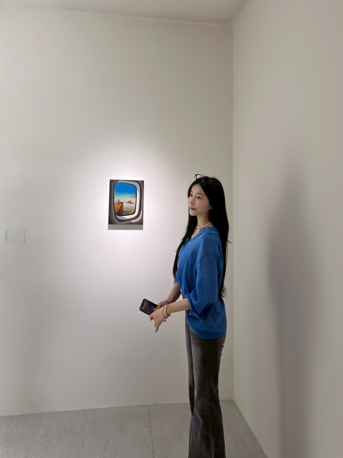 微短版棉麻襯衫