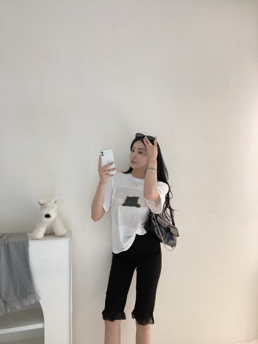 小黑貓涼感tee