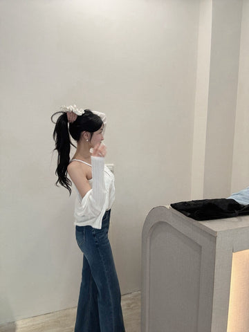 質感提臀喇叭褲