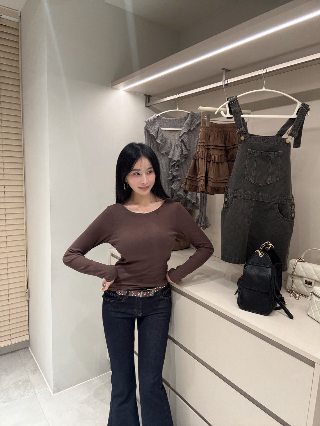 美背坑紋bra top