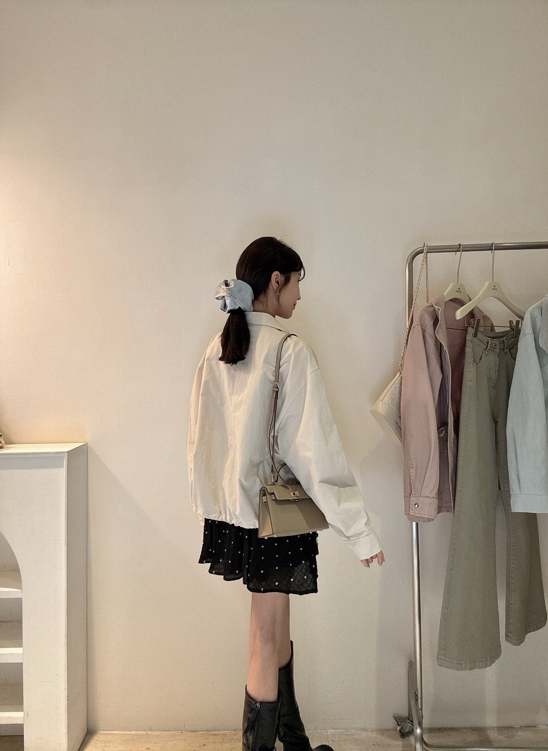 設計款翻領風衣