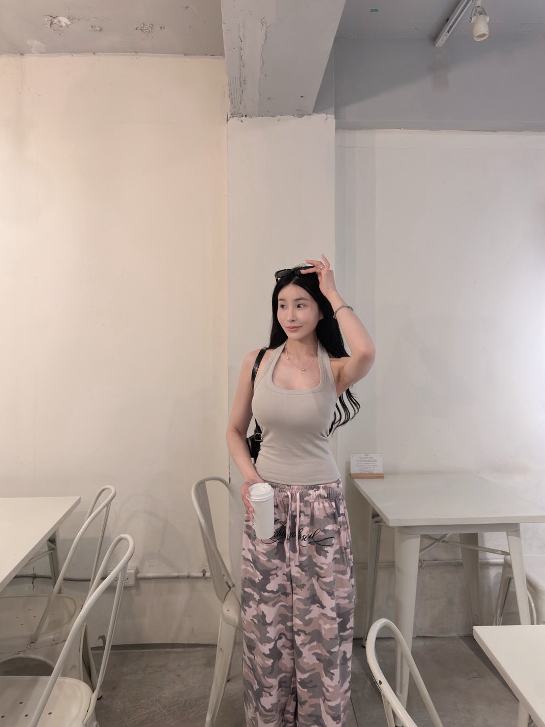 涼感彈力繞脖背心