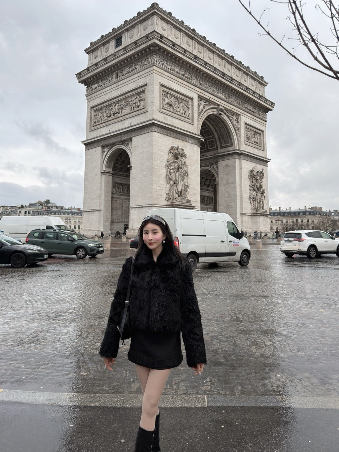 輕奢感皮草外套