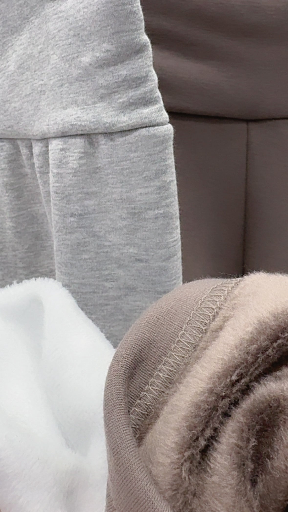 收腹刷毛喇叭褲