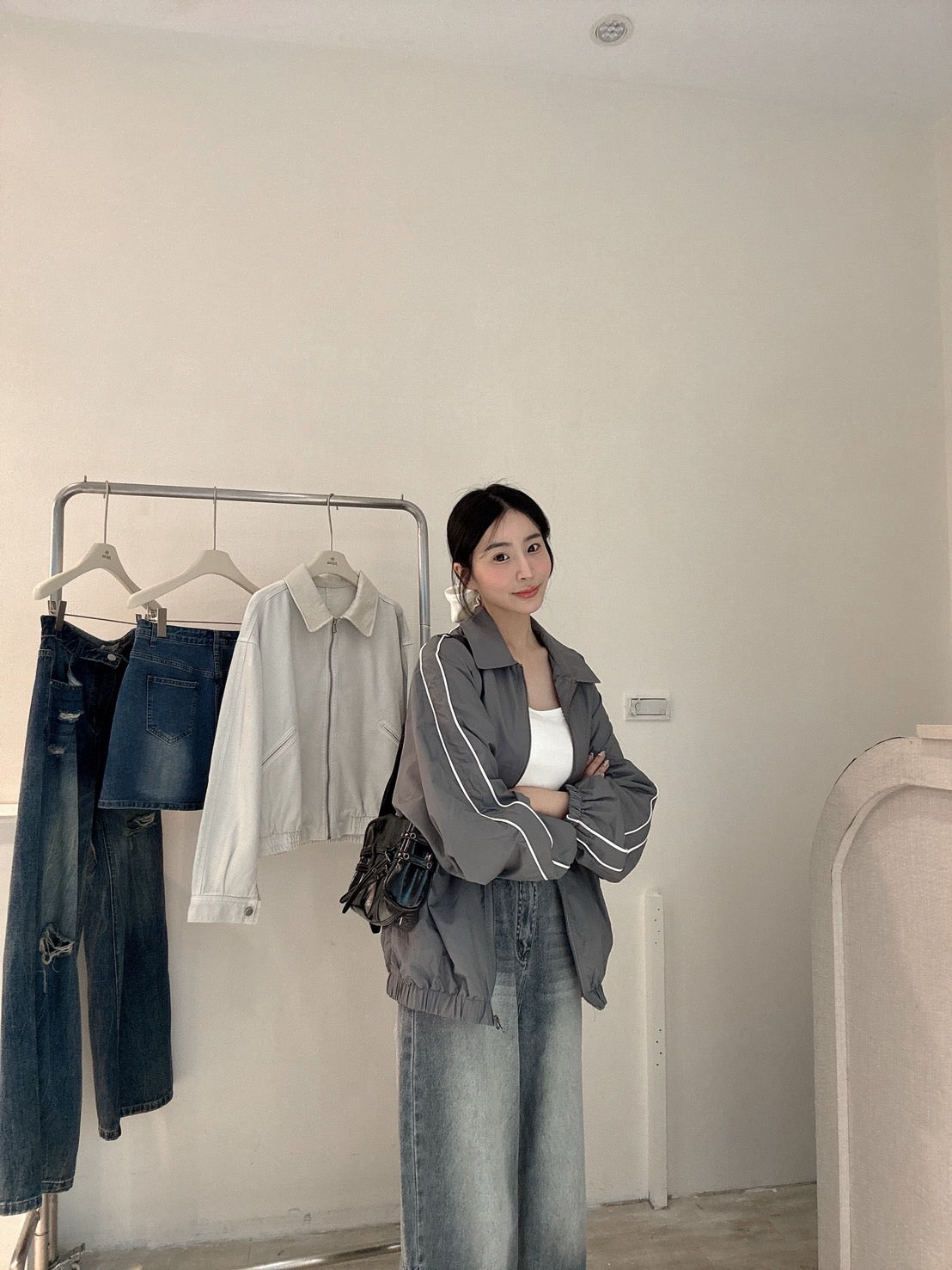 壓線涼感教練外套